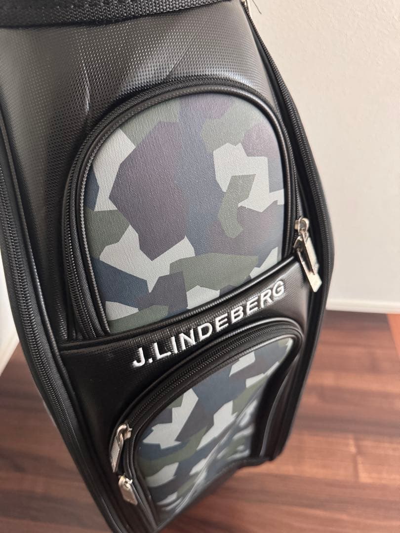 【美品】　J.LINDEBERG カモフラージュ ゴルフバッグ