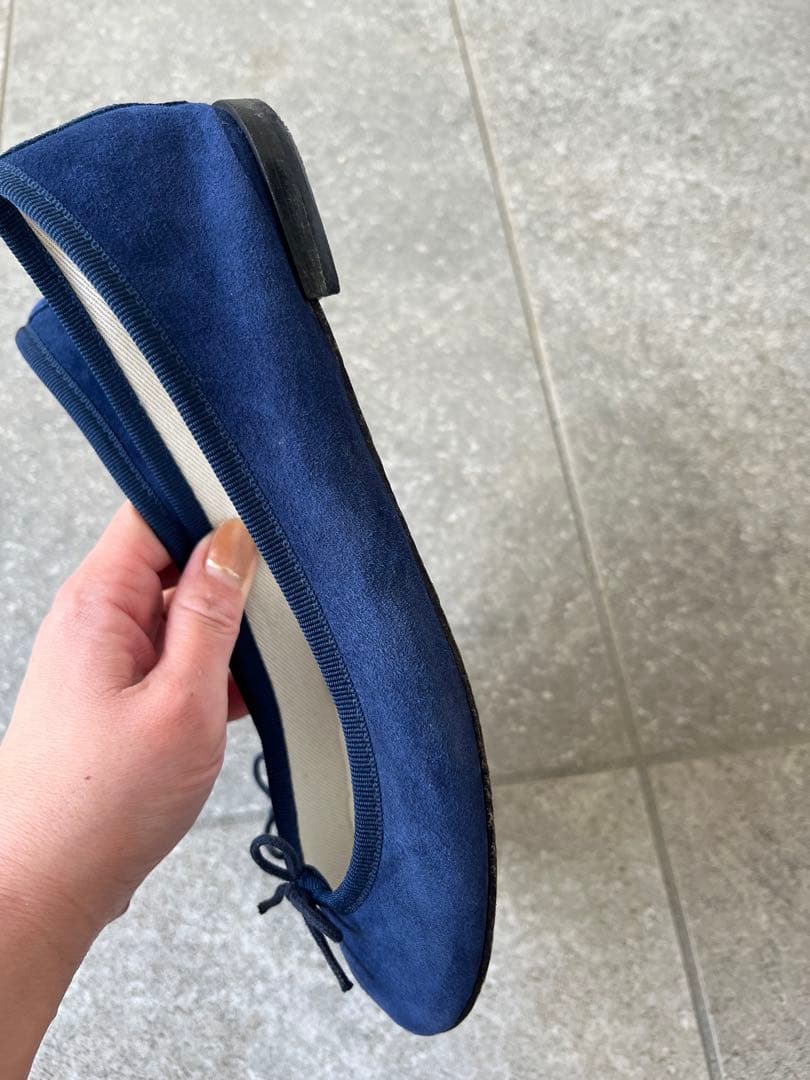 レペット repetto 38 1/2 ブルー