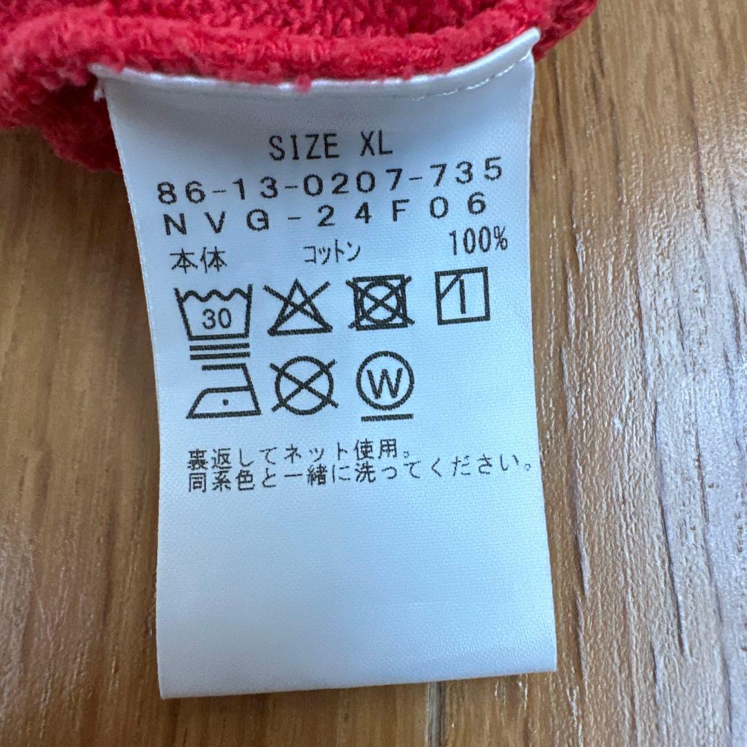 NEW VINTAGE GOLF　ロゴスウェット　XL 赤