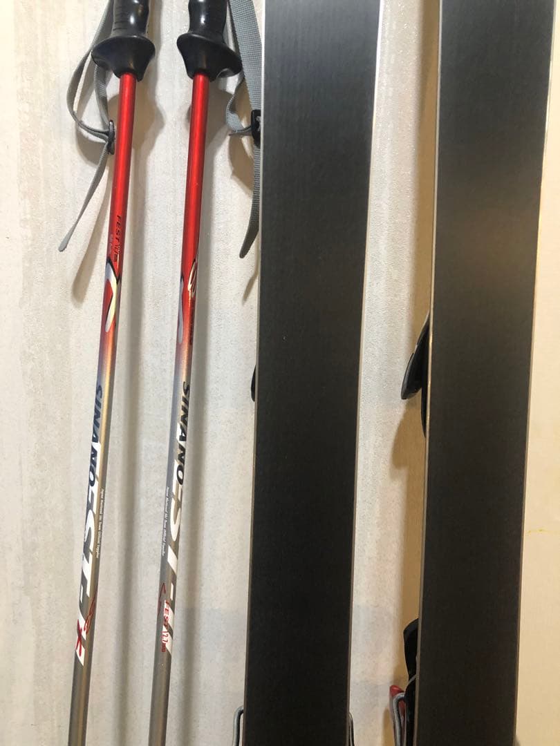 スキーセット【ブーツ&ケース付】アトミック&ヘッド　カービングスキー 160cm