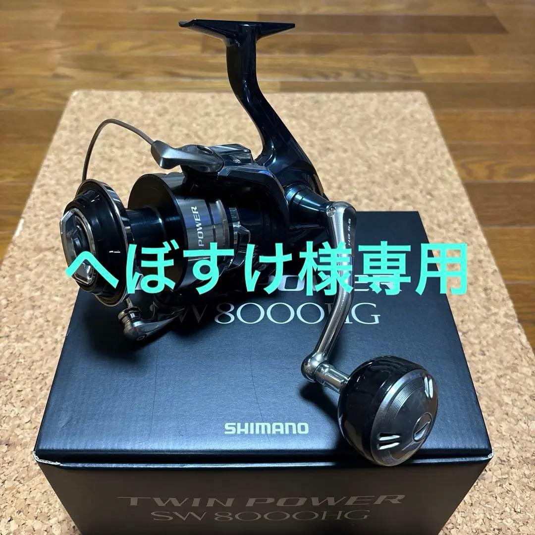 リール SHIMANO 21TWIN POWER SW8000HG