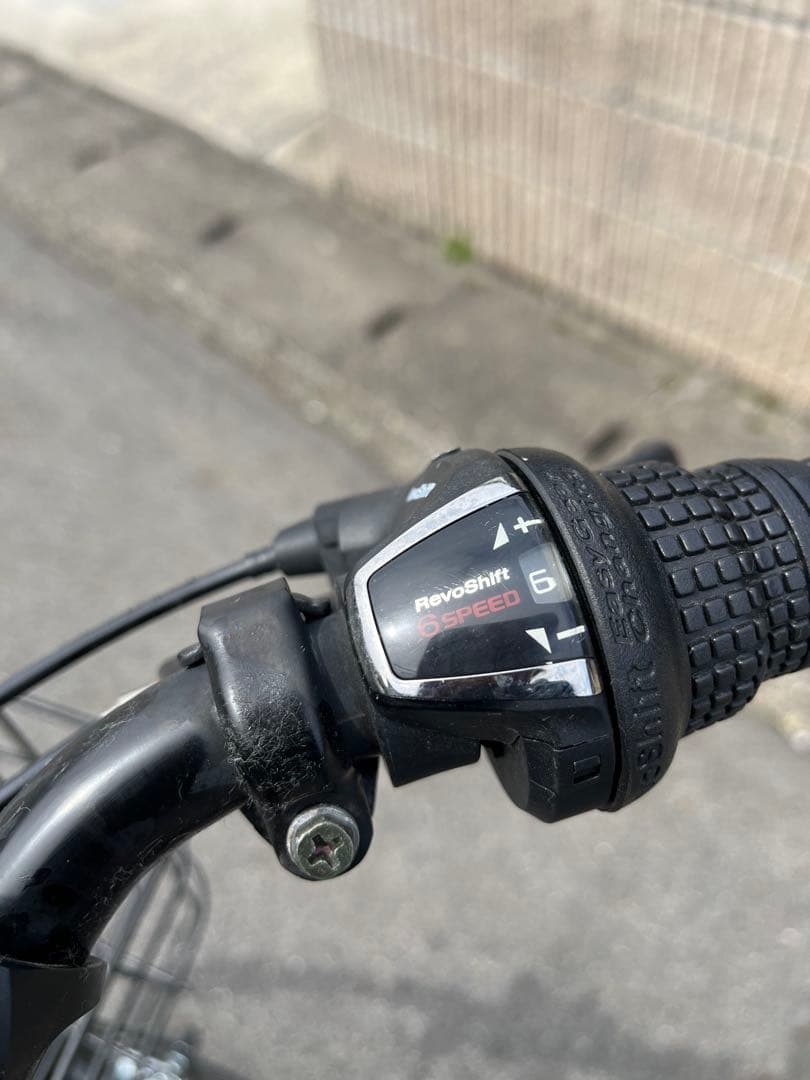 [滋賀県大津市 自宅引取り限定] 黒色 SHIMANO 6速シティサイクル