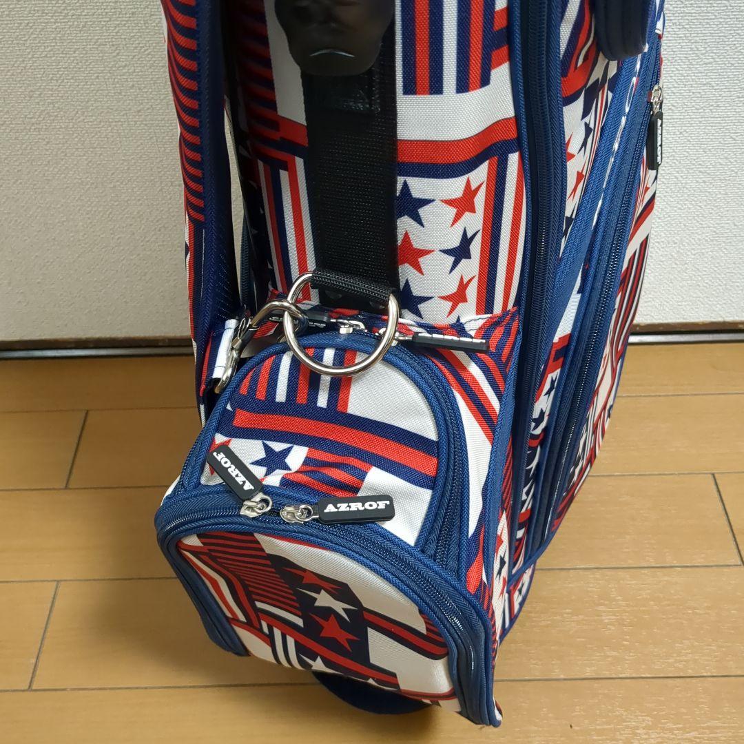 AIZON アメリカ国旗デザイン キャディバッグ