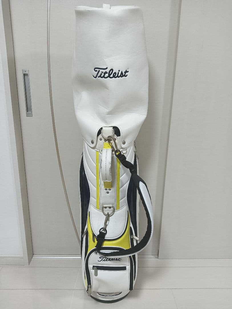 Titleist キャディバッグ ホワイト/イエロー