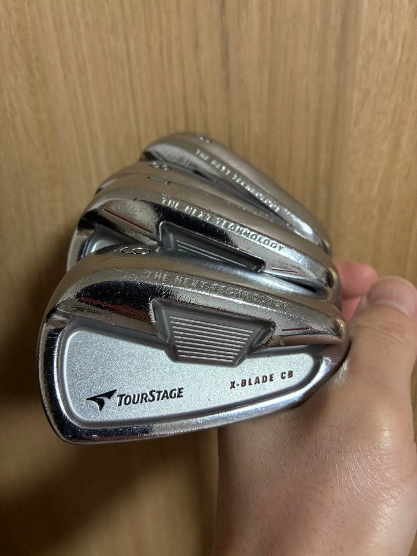 TOURSTAGE X-BLADE CB アイアン4本セット　※Pなし
