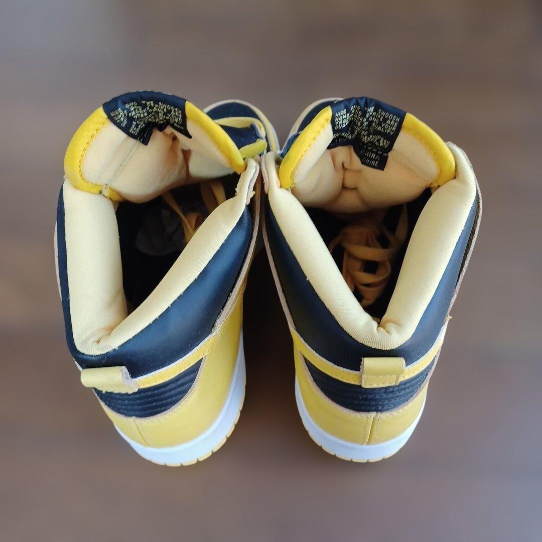 Nike ハイカットシューズ イエロー/ブラック　ダンクハイ1999年モデル