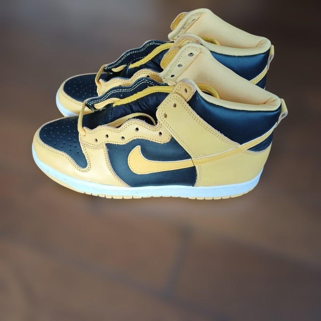 Nike ハイカットシューズ イエロー/ブラック　ダンクハイ1999年モデル