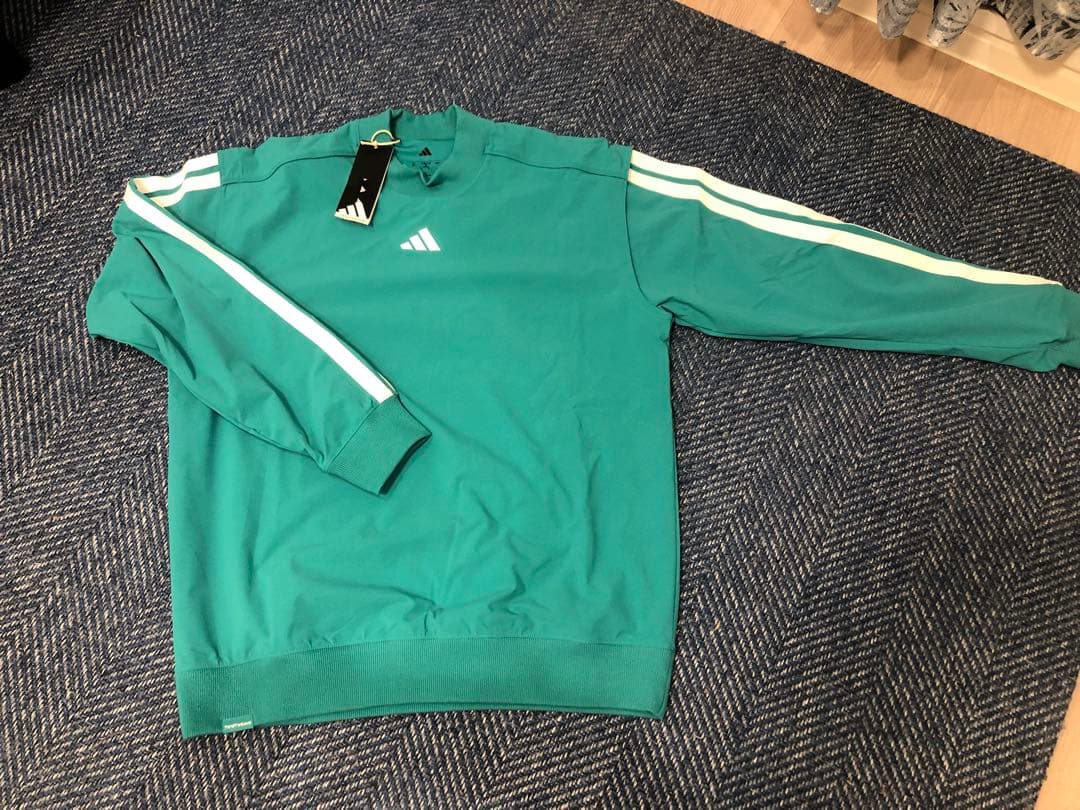 新品　adidas ゴルフウェア　プルオーバージャケット　L