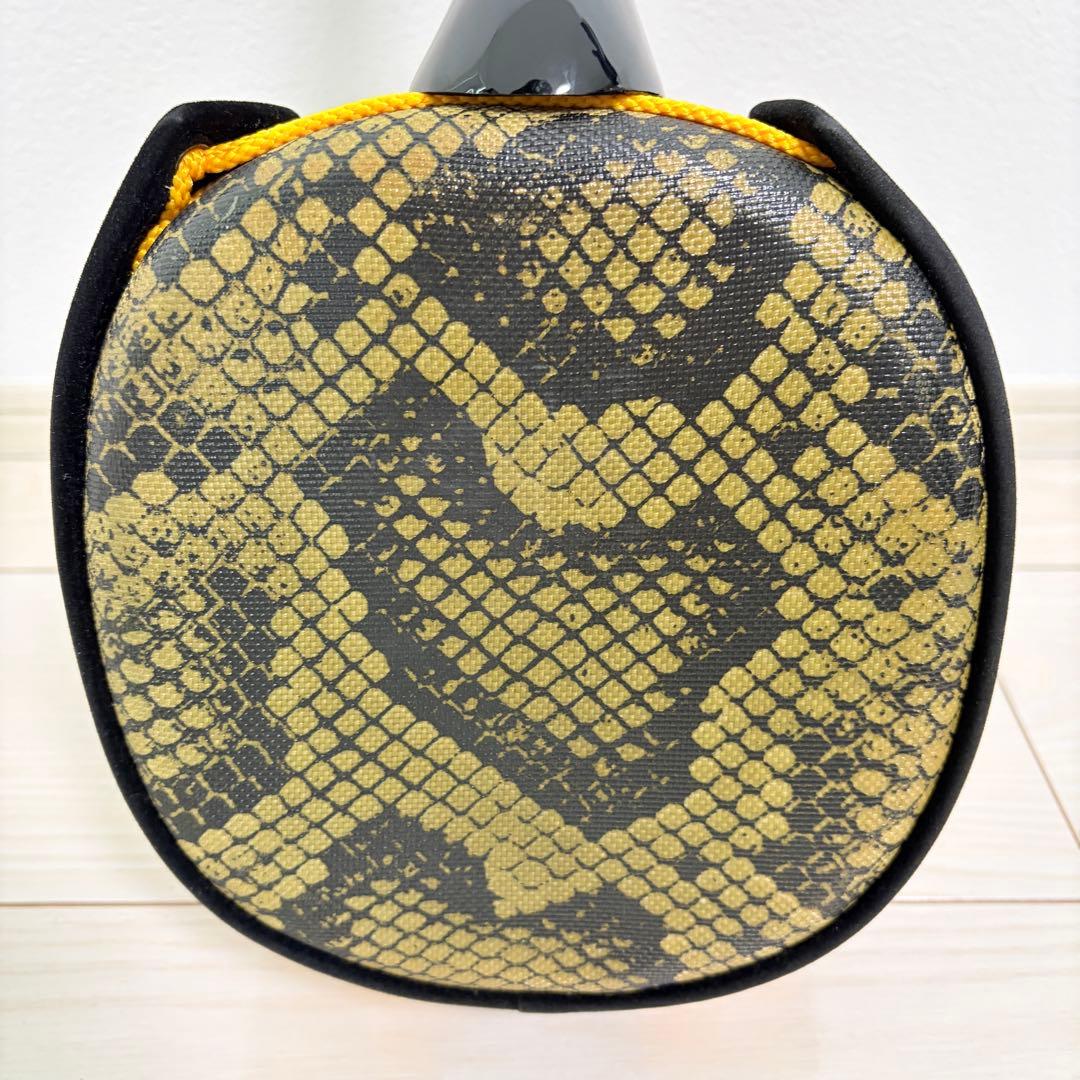 美品 三味線 蛇皮合皮