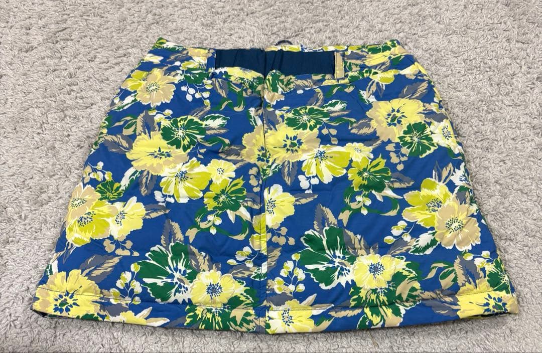 Callawayスカートgolf中綿　花柄　フラワー　ダウン　防寒　ボタニカル