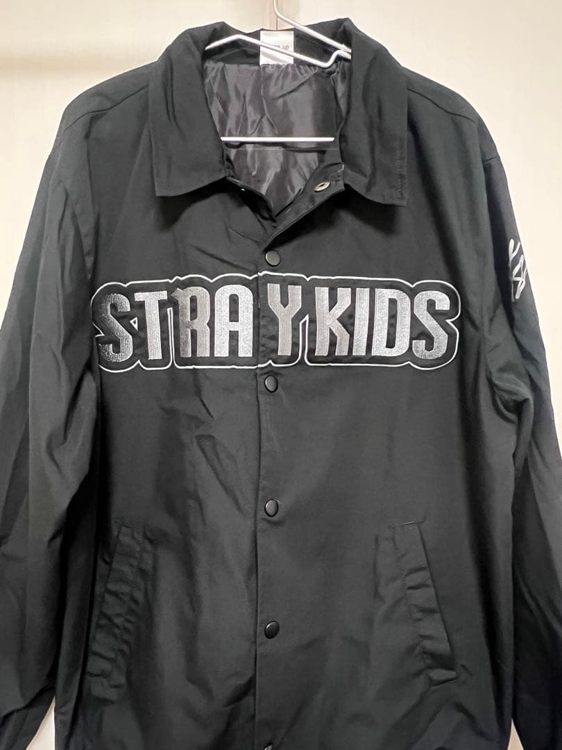STRAYKIDS•ファンミーティング コーチ ジャケット•ブラック•Mサイズ