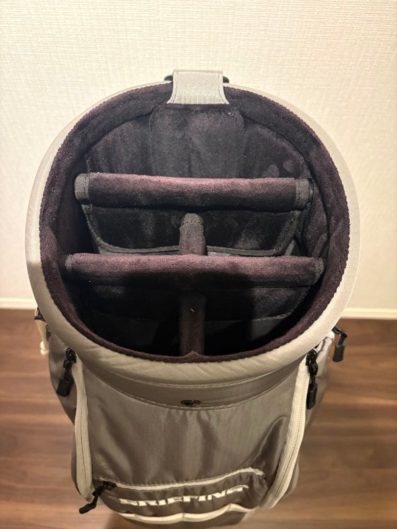 BRIEFING キャディバッグ、ドライバー用ヘッドカバー、ミニバッグ3点セット