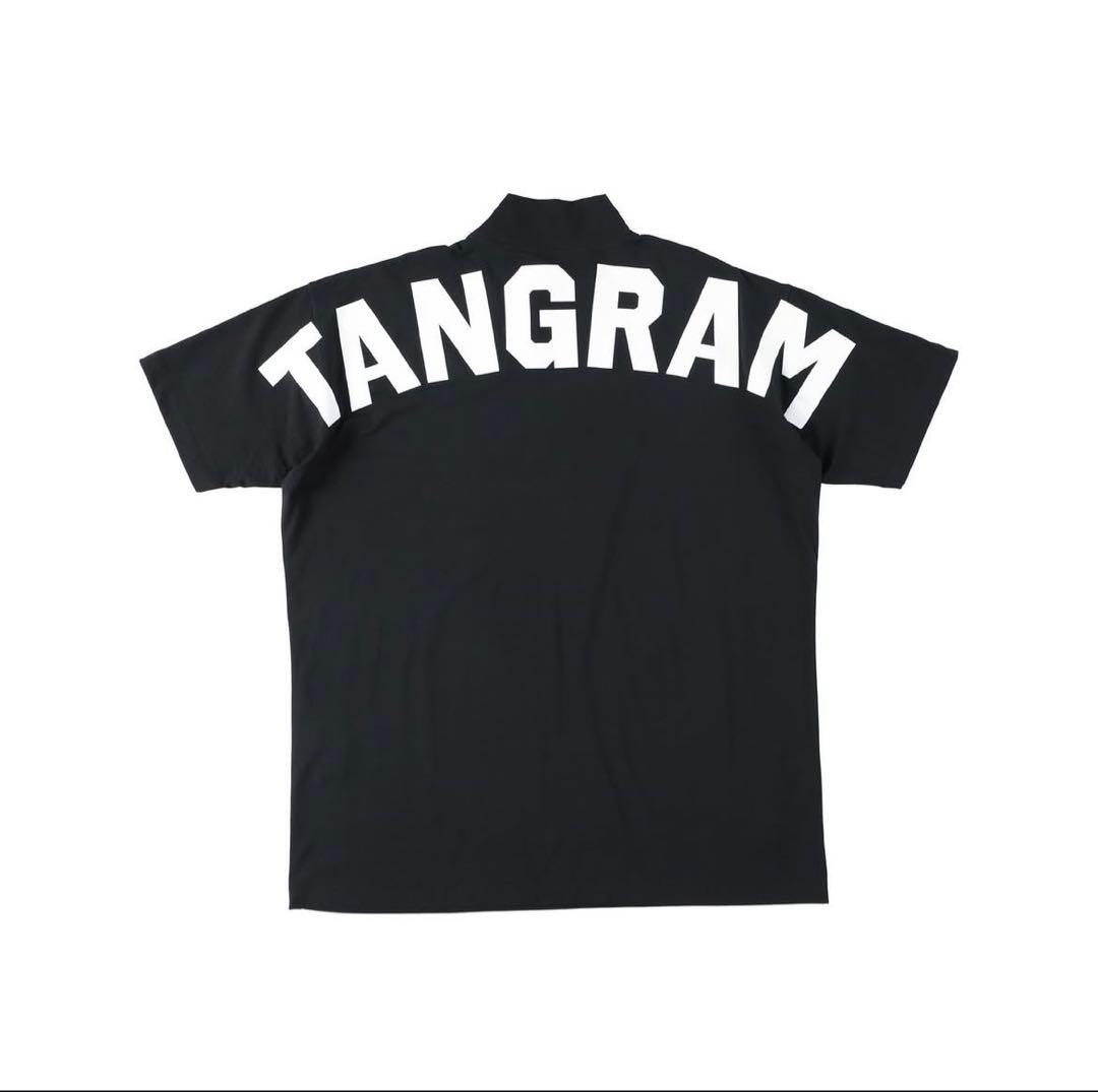 TANGRAM 半袖　モックネック　ブラック　黒