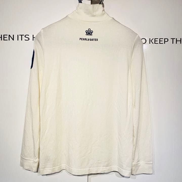 PEARLYGATES　ハイネック長袖Tシャツ　ゴルフウェア　白　レディース2