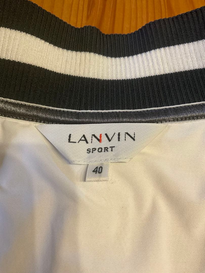 専用 LANVIN SPORT ハーフジップシャツ　40
