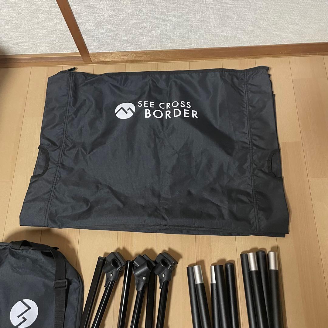 【美品】2WAY コット　キャンプコット　おまけ付