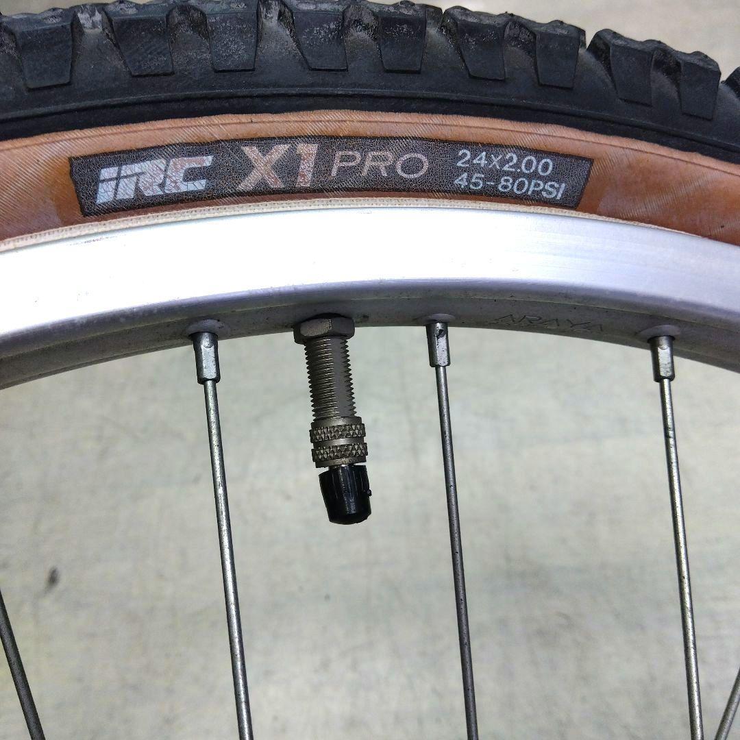 24インチ　前ホイール　アラヤ　24x1.50 MTB BMX