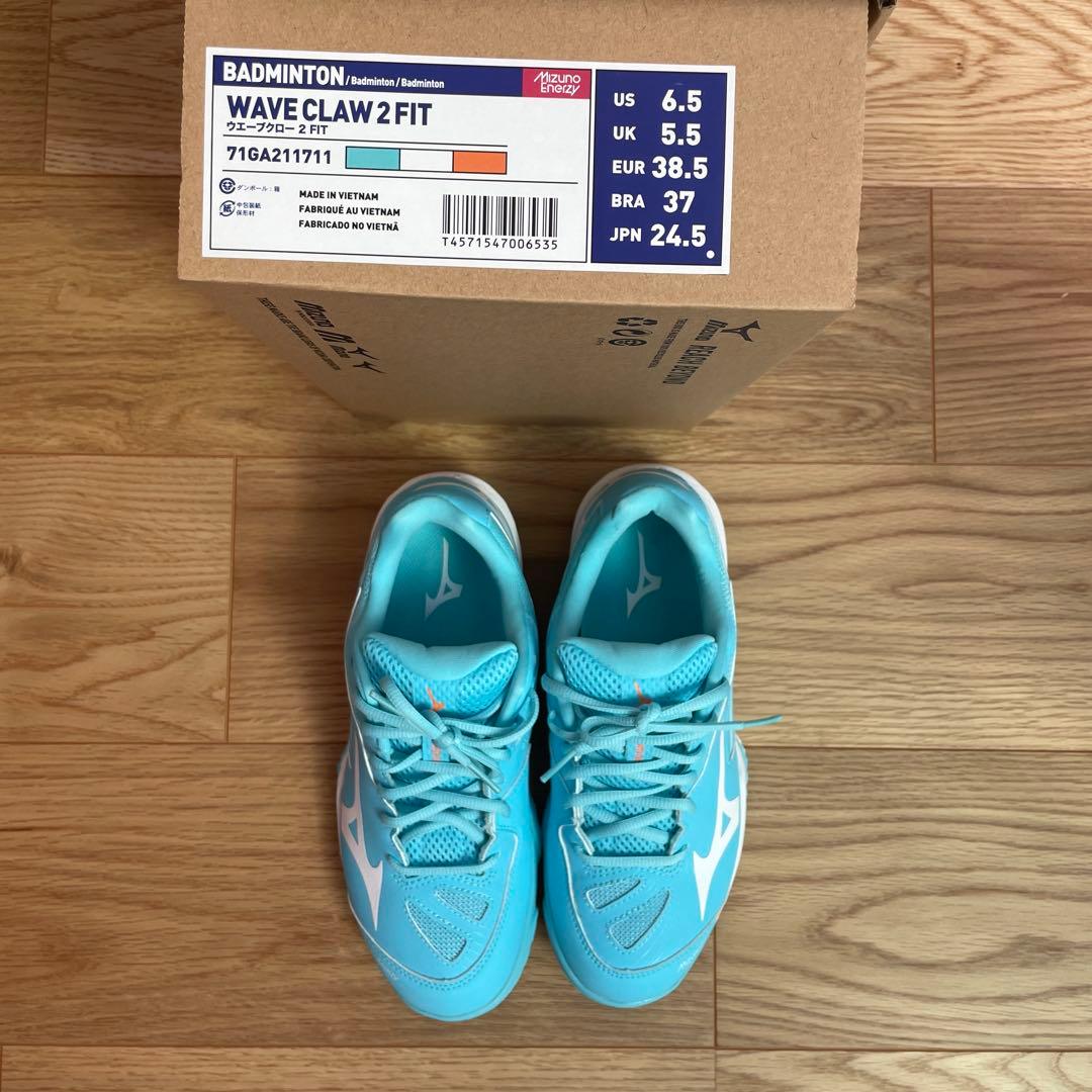 Mizuno WAVE CLAW 2 FITバドミントンシューズ 6.5