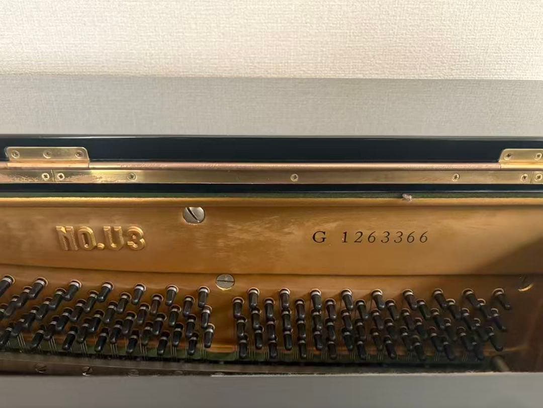 YAMAHA U3G アップライトピアノ 椅子付き