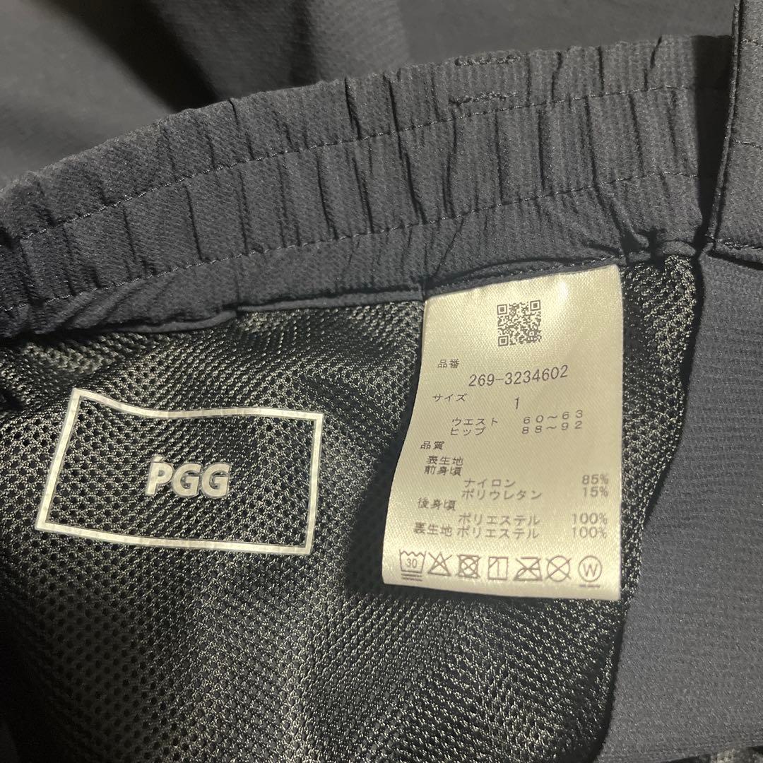 パーリーゲイツPGG N yトビーストレッチブラックプリーツ仕様スカートサイズ1