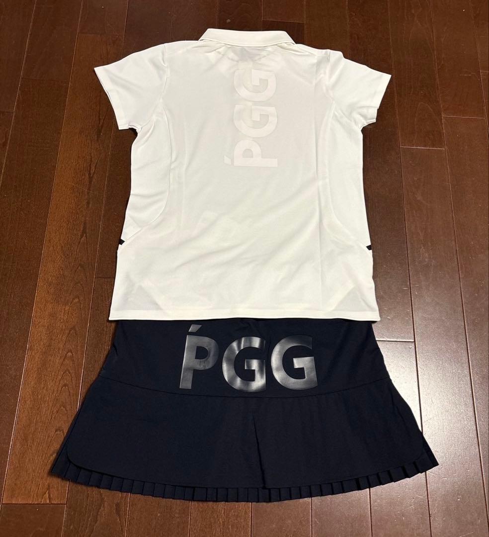 パーリーゲイツPGG N yトビーストレッチブラックプリーツ仕様スカートサイズ1