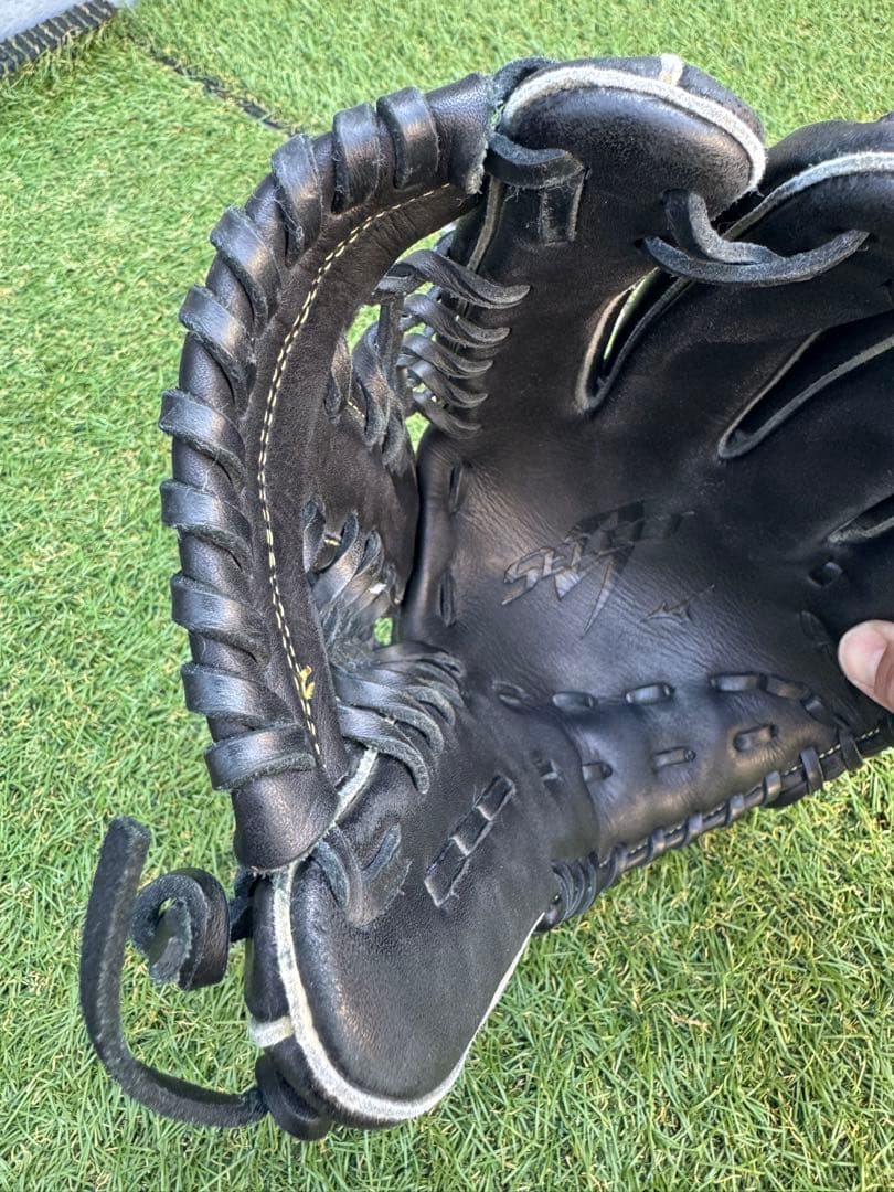 【美品】MIZUNO セレクトナイン 軟式 大人 外野手用 14 右投げグラブ