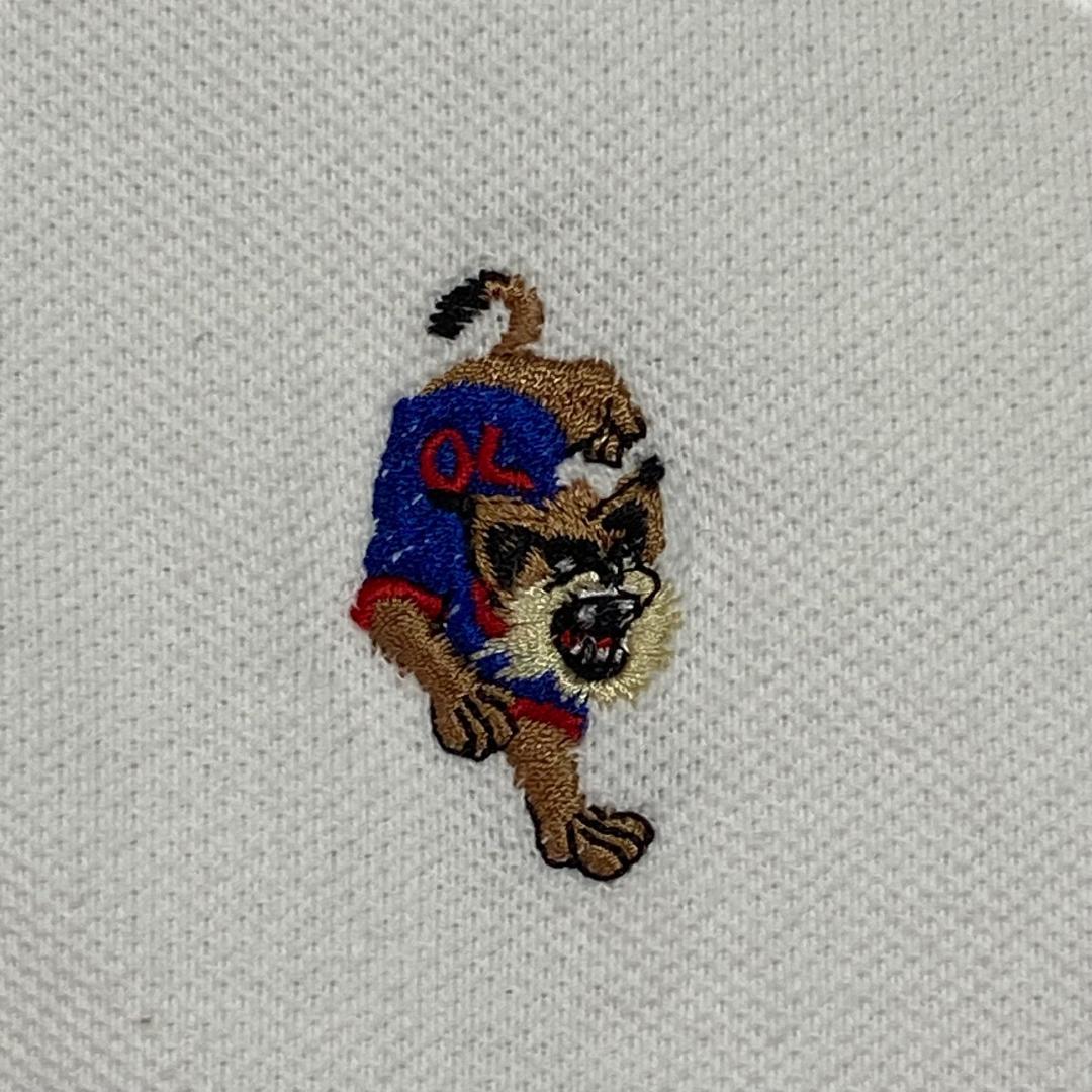PSG パリサンジェルマン 半袖ポロシャツ M ホワイト ゴルフ サッカー 刺繍