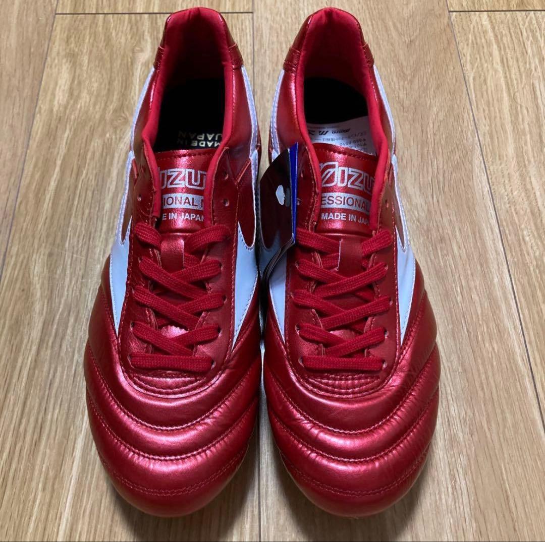 ミズノ モレリア Ⅱ ジャパン レッド 26.5㎝ サッカースパイク