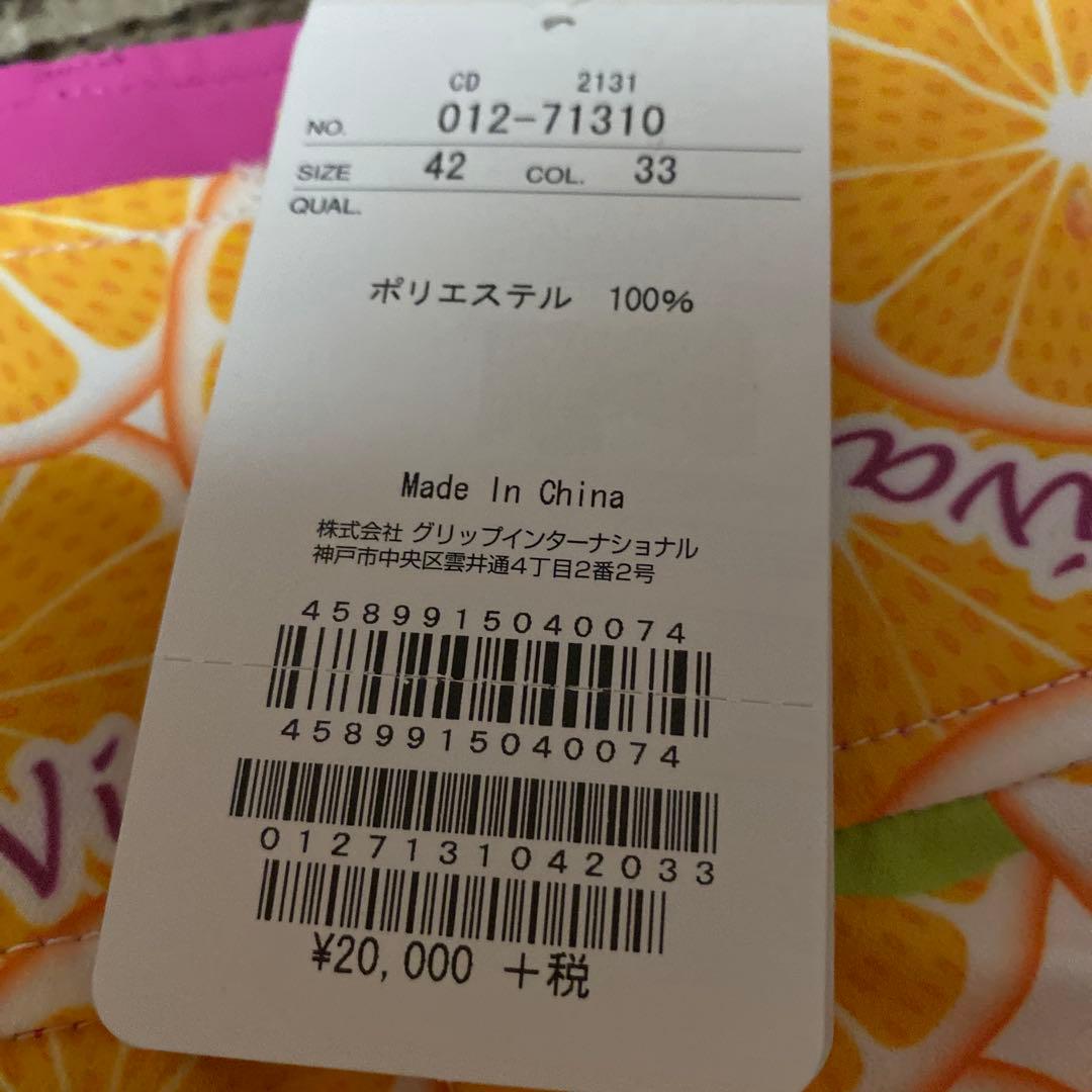 新品タグ付き　ビバハート　パンツ　7分丈　レディース　L ゴルフウェア 春夏