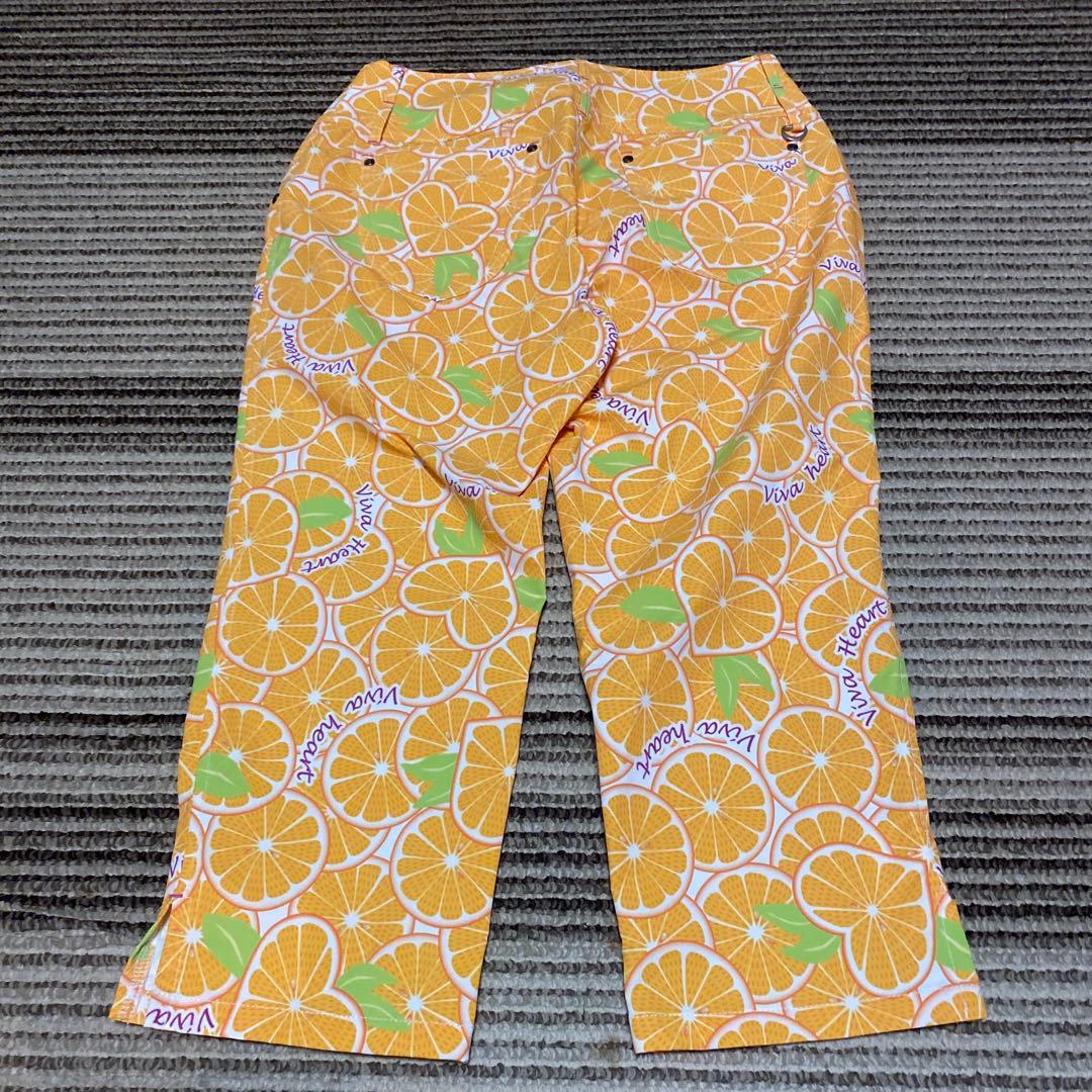 新品タグ付き　ビバハート　パンツ　7分丈　レディース　L ゴルフウェア 春夏