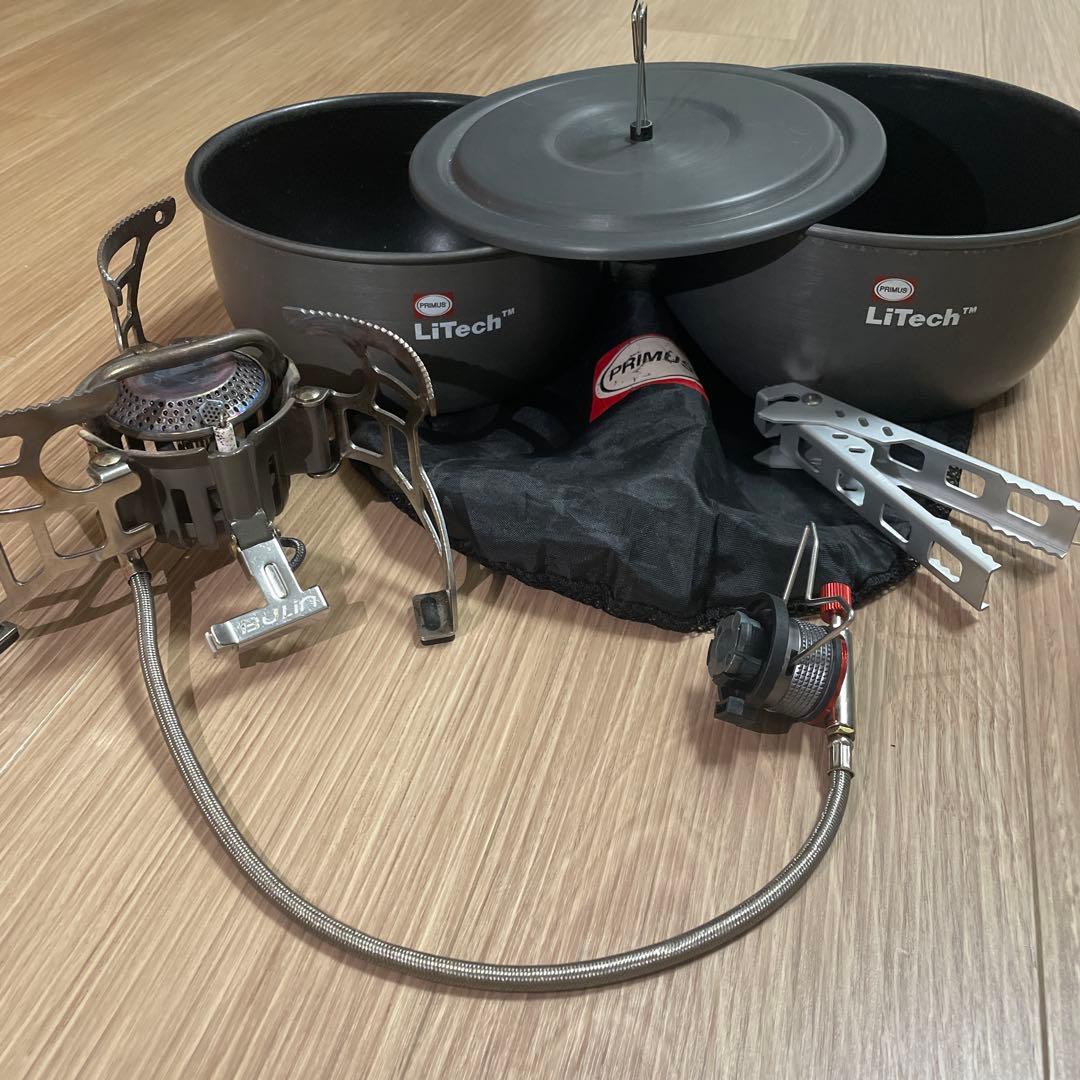 PRIMUS LiTech クッカーと、BULiNバーナーのセット