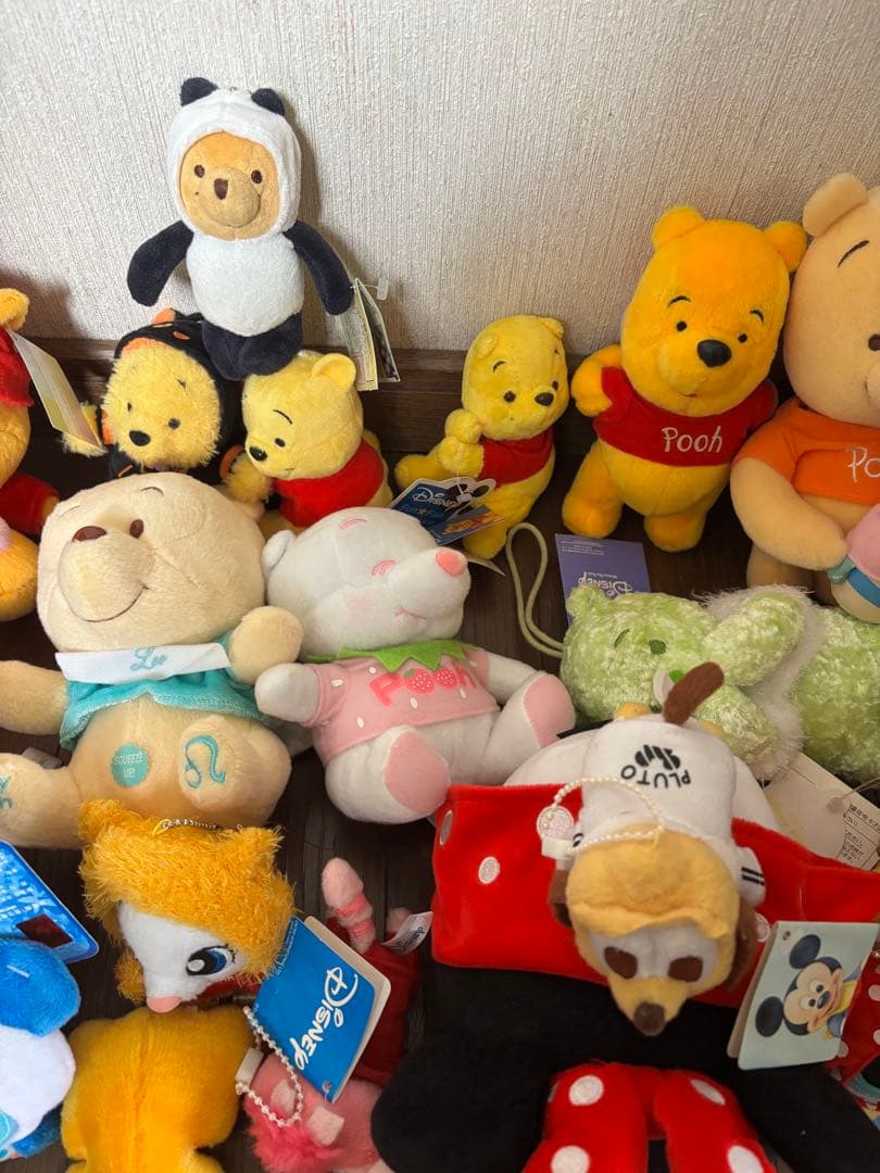 ディズニー　ぬいぐるみ　まとめ売り　プーさん　スティッチ　等