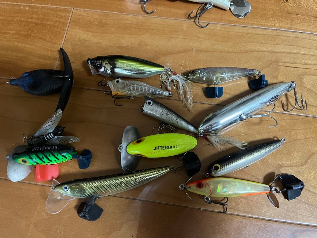 バス釣り引退セット　ルアーセット　ワームセット