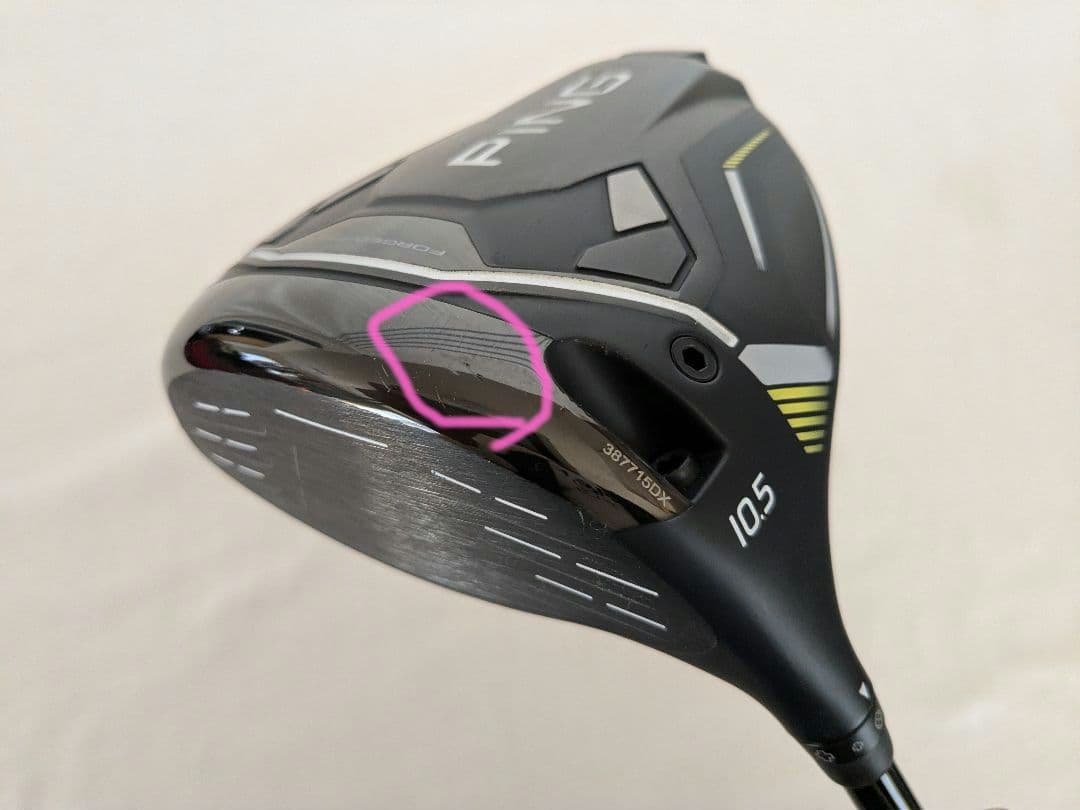 超美品　PING レフティ G430 MAX 10K ドライバー 10.5°SR