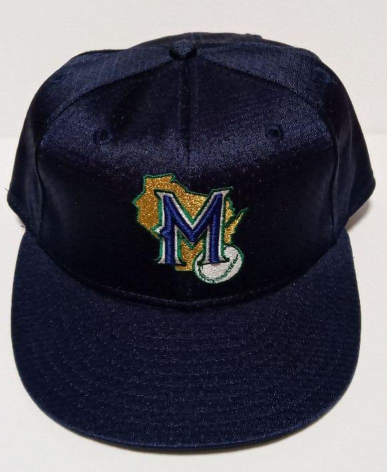 未使用 オリジナル ブルワーズ プロモデル 米国製 90's キャップ MLB
