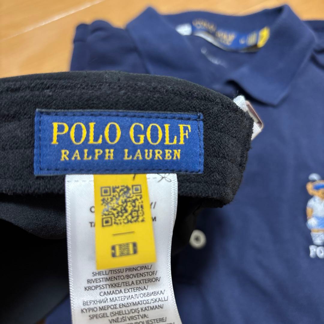 Polo Golf ネイビー ポロシャツとキャップセット