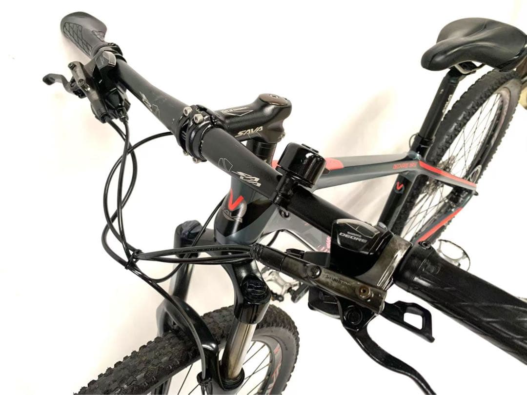 【即乘】送料無料SAVA カーポンディスク式 オイルブレーキMTB30速27.5
