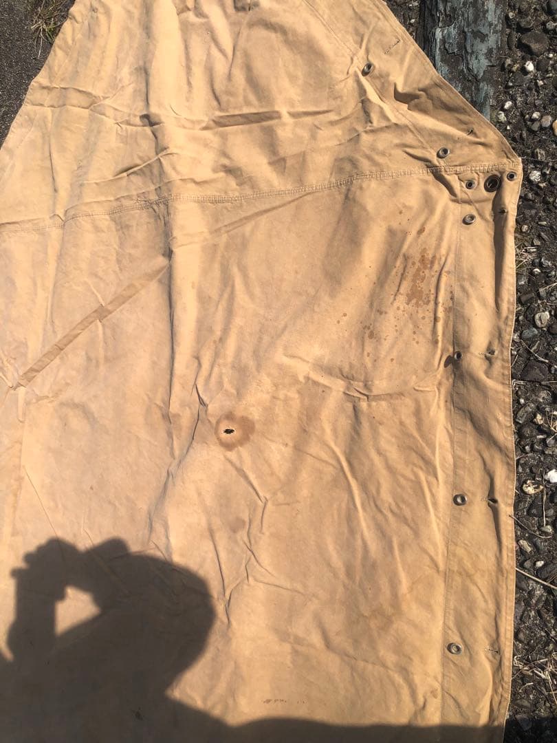 フランス軍　50s パップテント ベージュ キャンバス