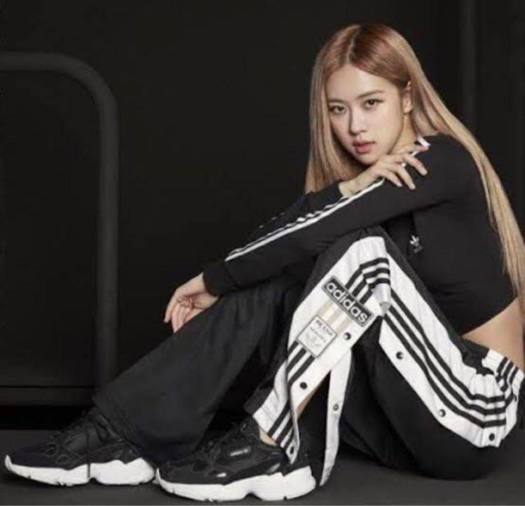 adidas アディブレイクトラックパンツ XSサイズ スナップボタン ブラック