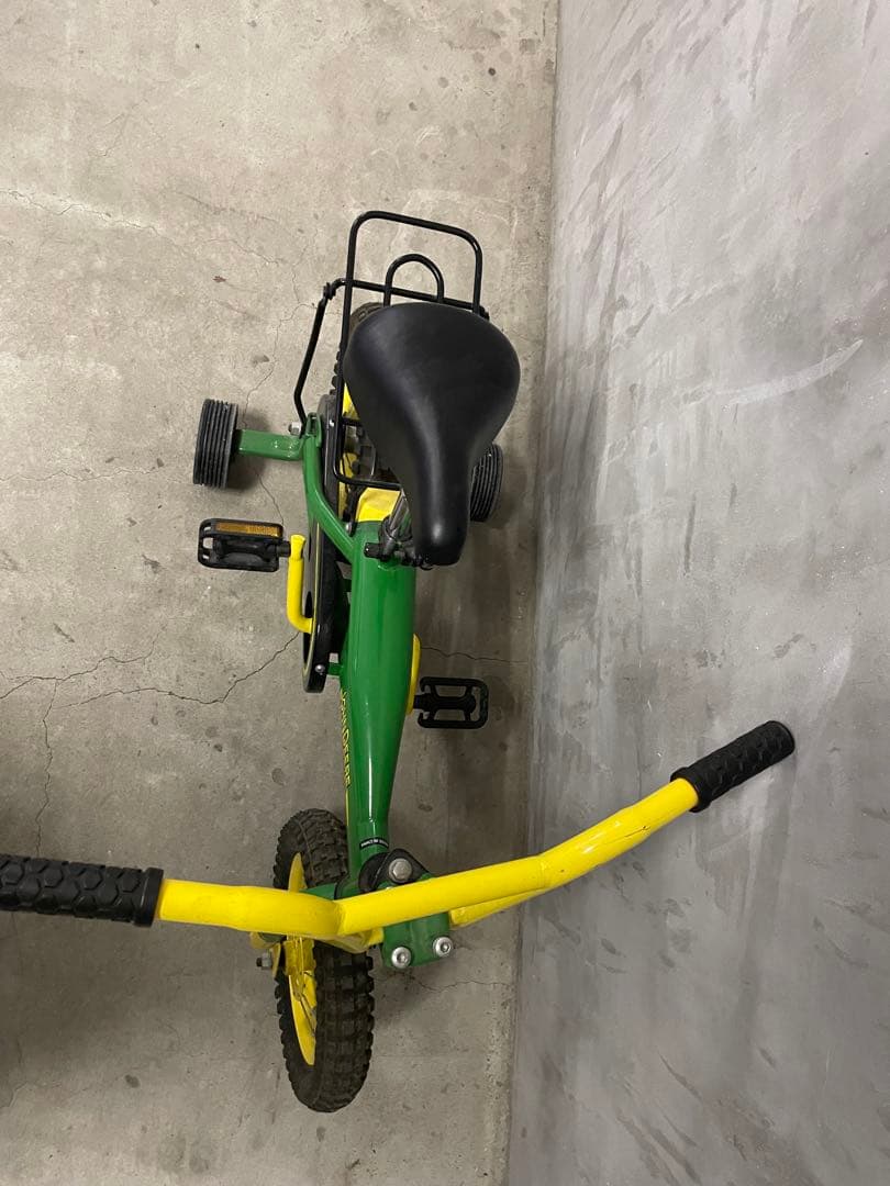 John Deere ジョンディア　子供　自転車　補助輪　付き