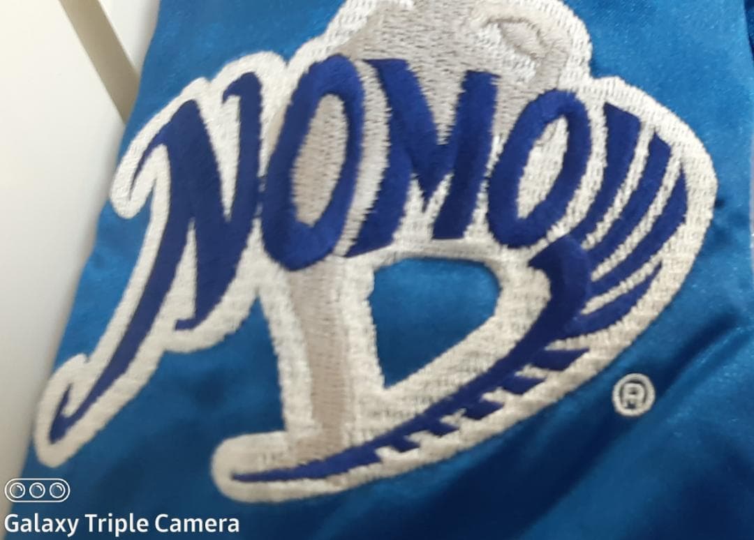 ロサンゼルスドジャース スタジャン　L.A.Dodgers NOMO　野茂英雄