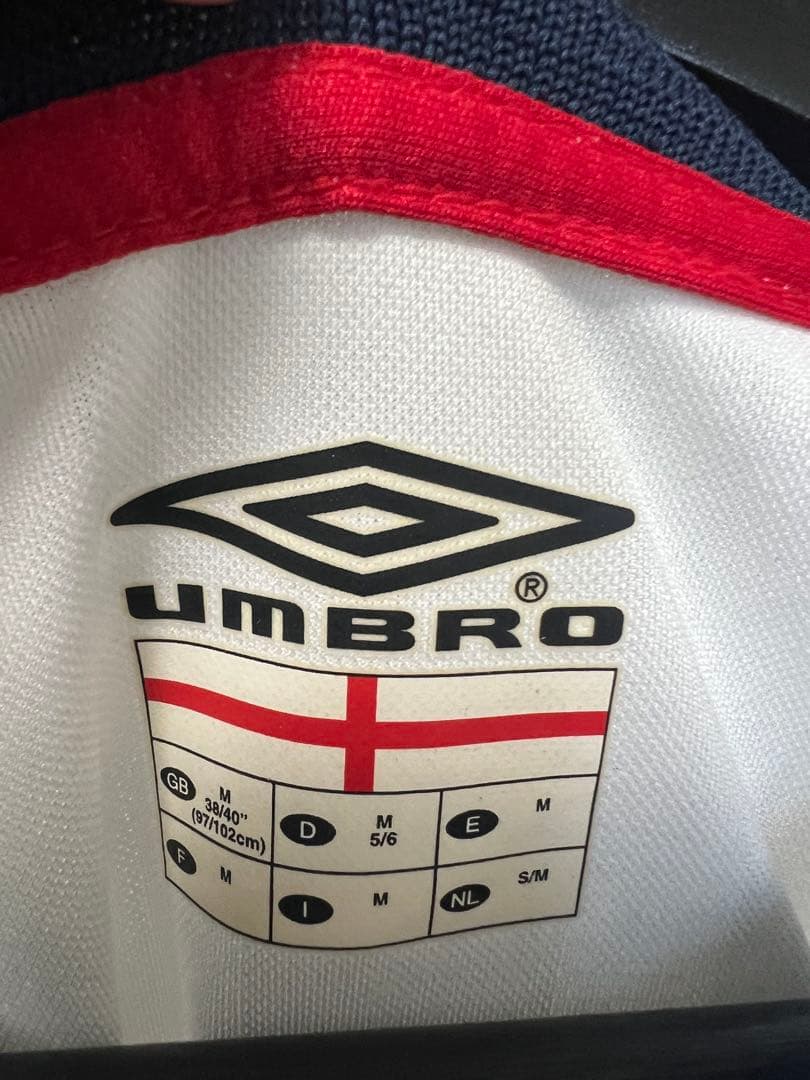 【未使用】Umbro イングランド代表 ユニフォーム　Mサイズ 10番