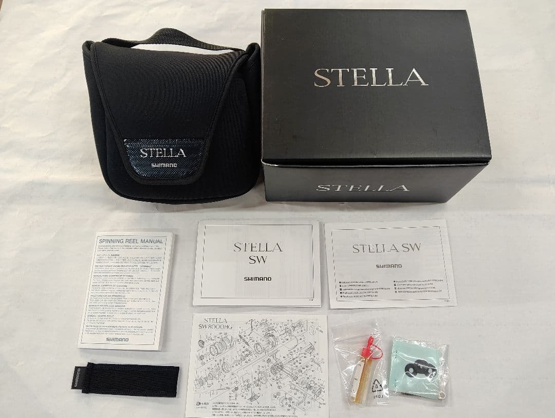 STELLA SW8000PG スピニングリール ブラック/ゴールド