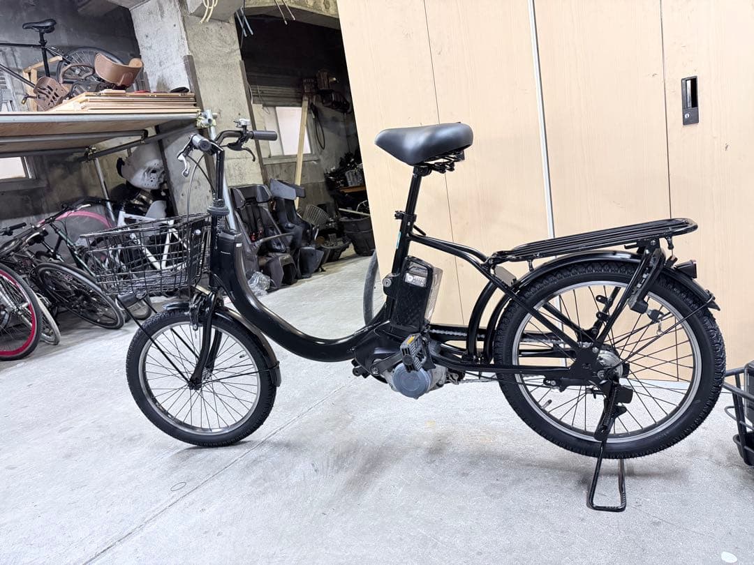 大阪府　パナソニック　電動アシスト自転車 シティタイプ ブラック　20インチ