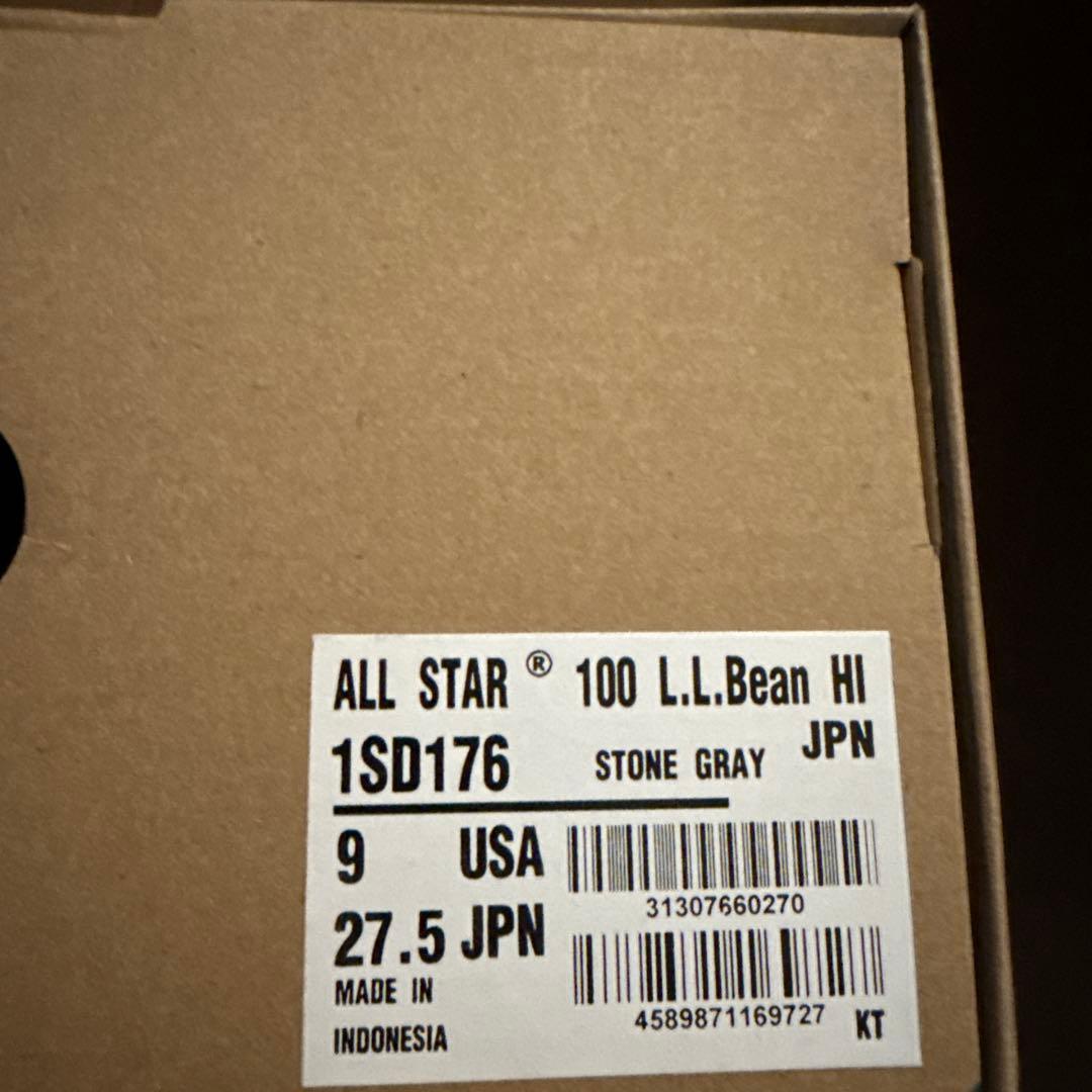 ALL STAR 100 L.L.Bean HI スニーカー 27.5cm