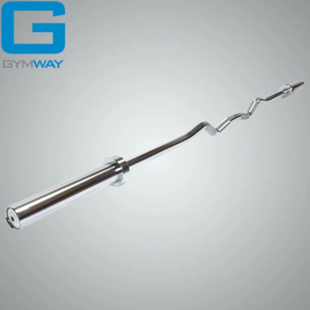 【過去履歴最安】GYMWAY ラックマウント型カールバー EZバー
