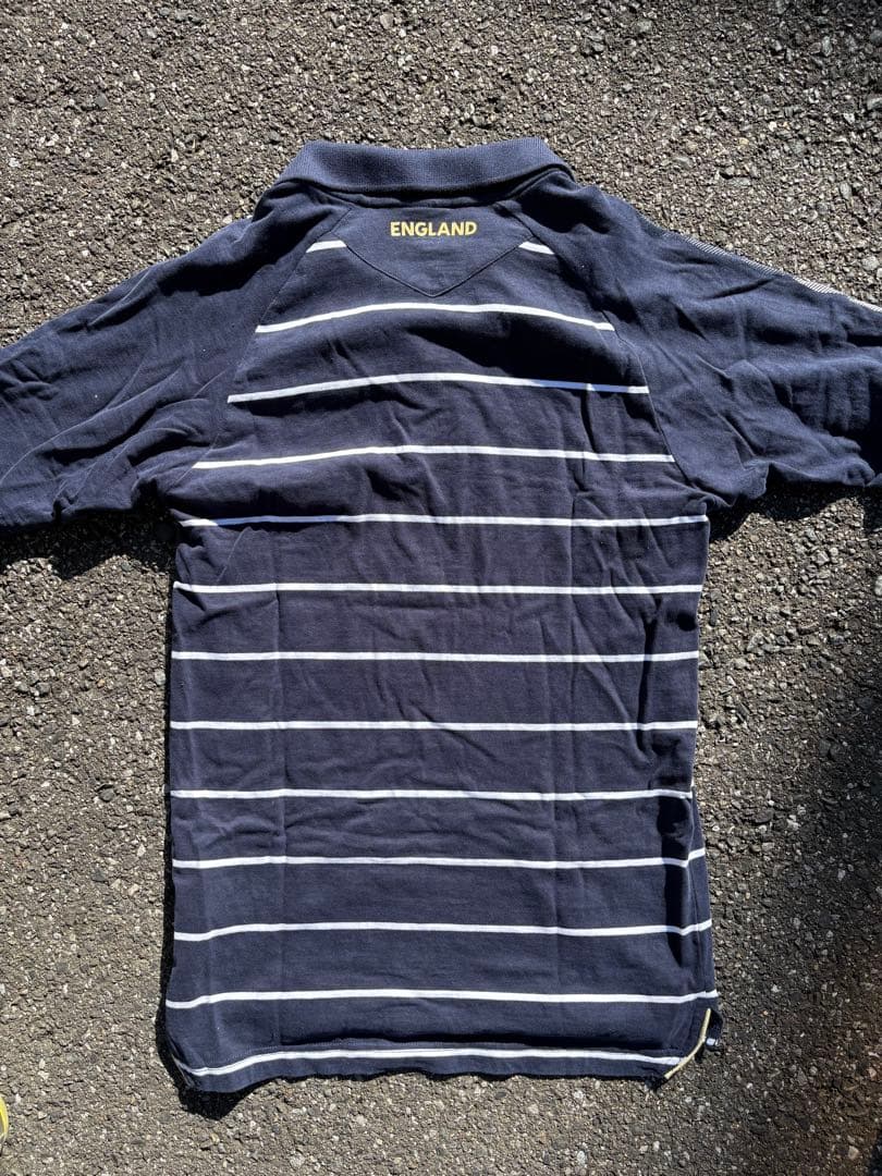 非売品❗️Umbro イングランド代表 ポロシャツ ネイビー