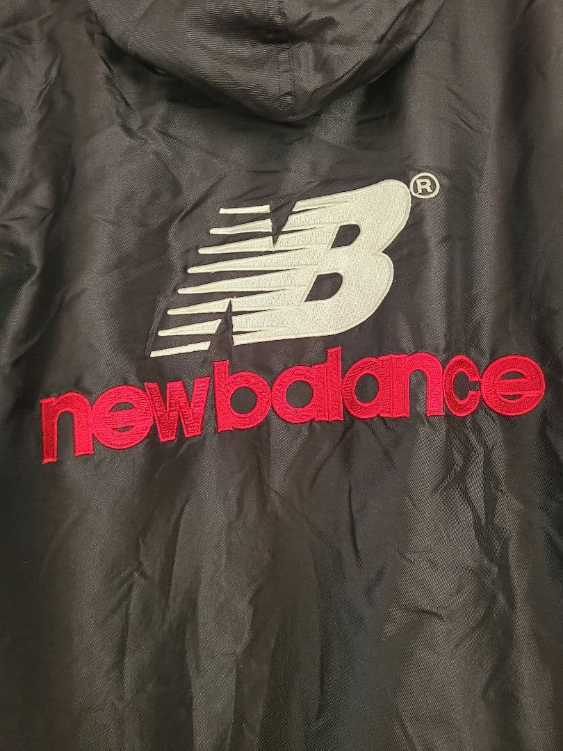 new balance ベンチコート L ブラック