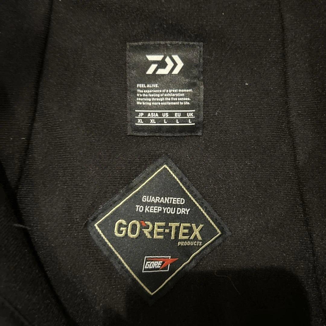 Daiwa GORE-TEX フィッシングジャケット ブラック　クリーニング済