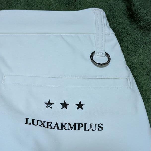 【新品】LUXEAKMPLUS 防風サイドロゴスラックスパンツ Mサイズ